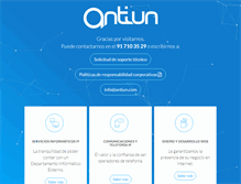 Tablet Screenshot of antiun.com